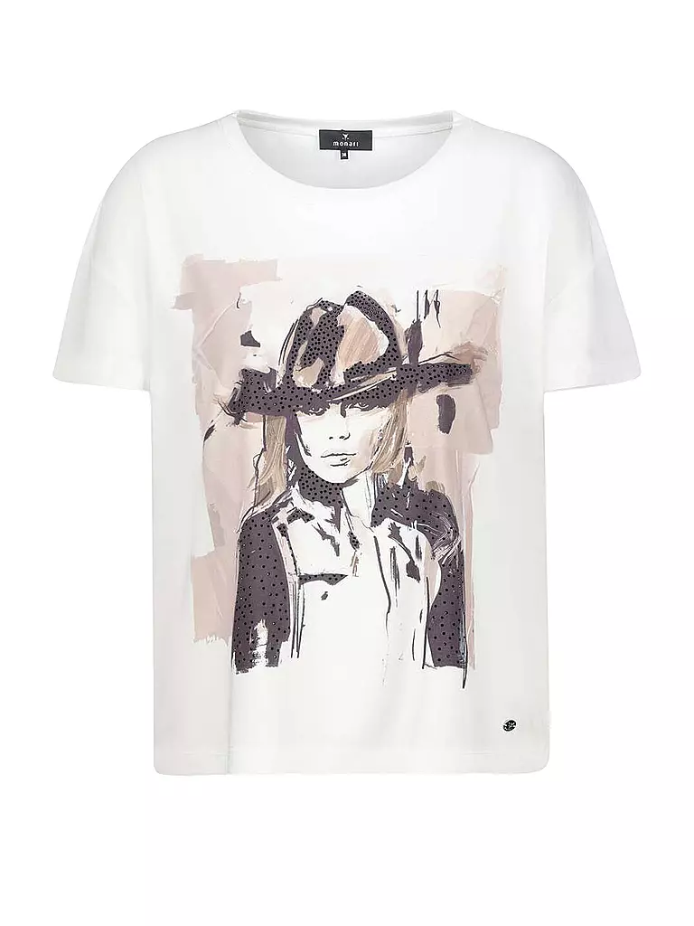 MONARI | T-shirt blouse | Crème