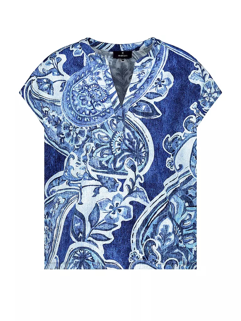 MONARI | T-shirt blouse | Bleu