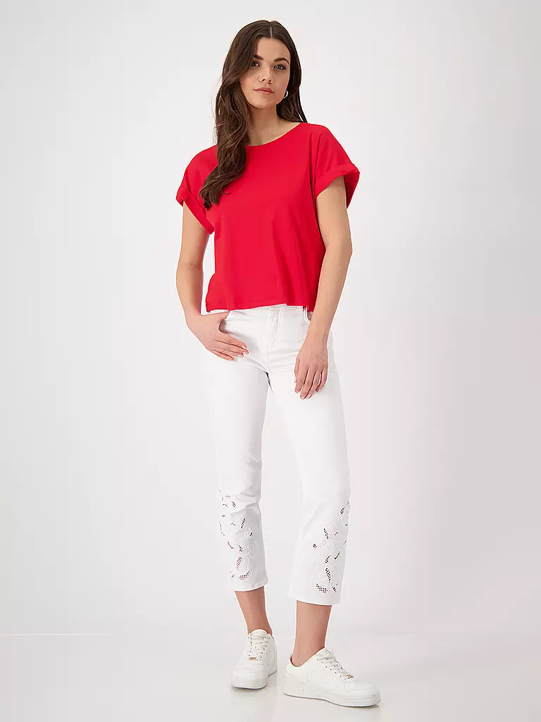 MONARI | T-shirt blouse | Rouge