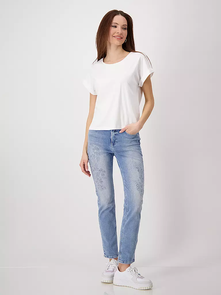 MONARI | T-shirt blouse | Crème