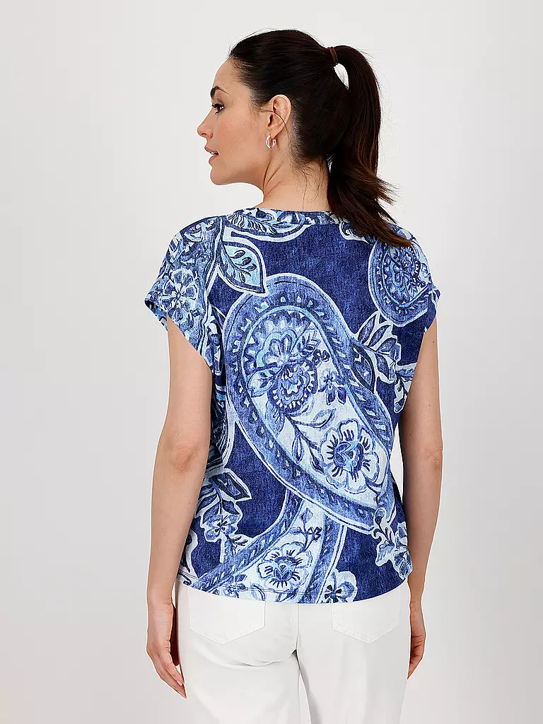 MONARI | T-shirt blouse | Bleu