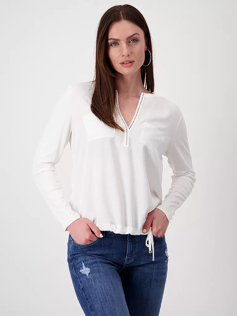 MONARI | T-shirt blouse | Crème