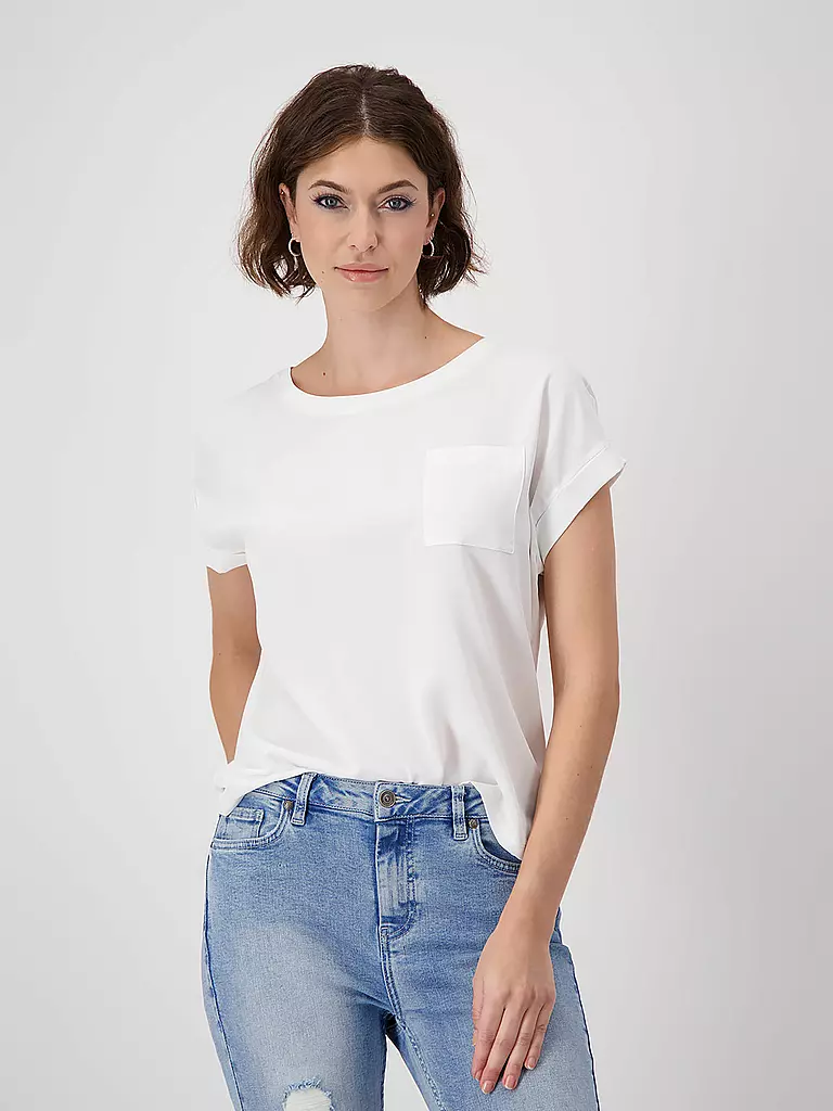 MONARI | T-shirt blouse | Crème
