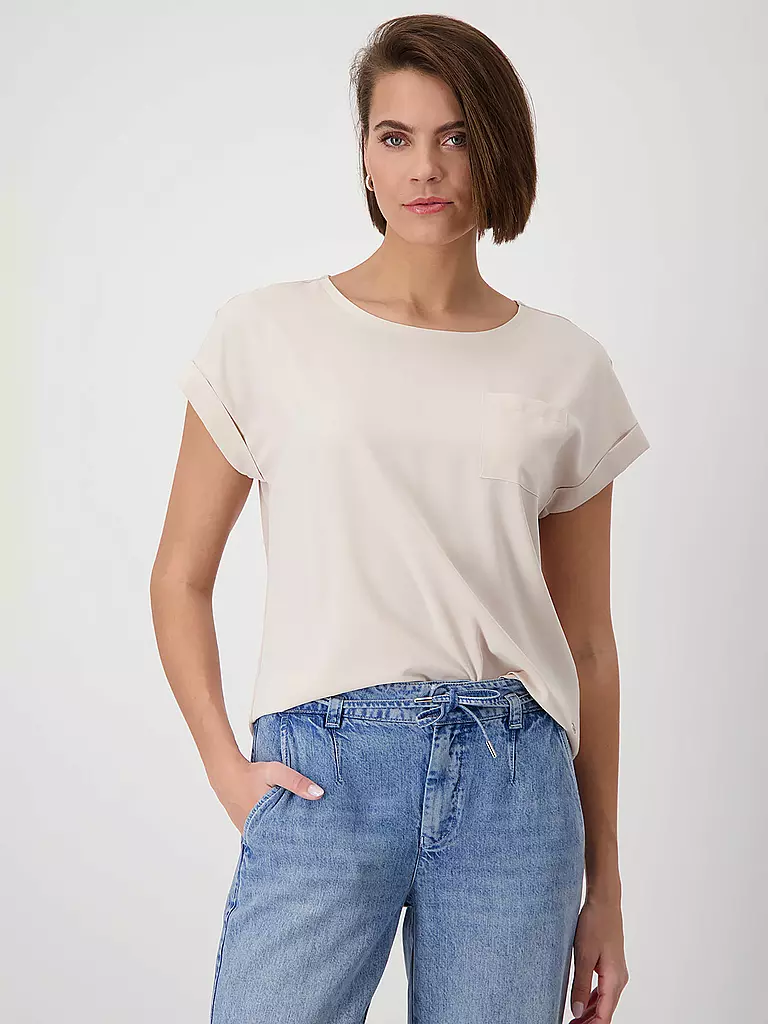 MONARI | T-shirt blouse | Beige