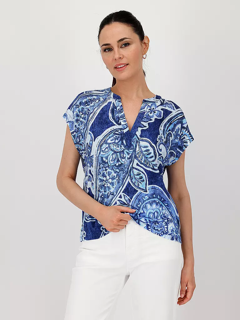 MONARI | T-shirt blouse | Bleu