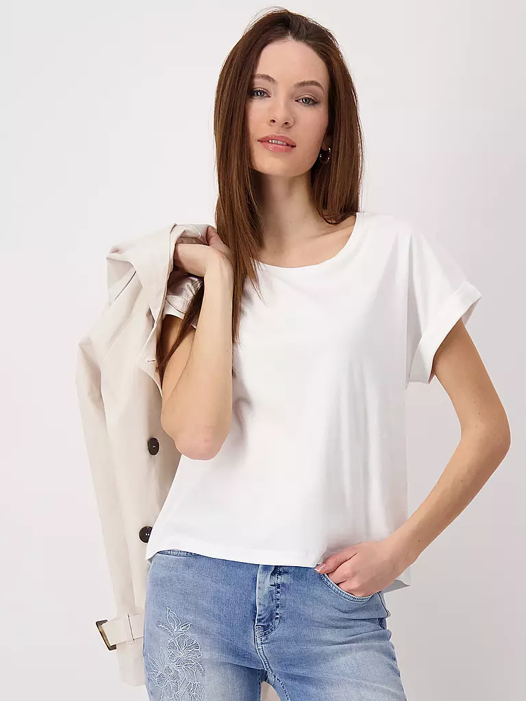 MONARI | T-shirt blouse | Crème