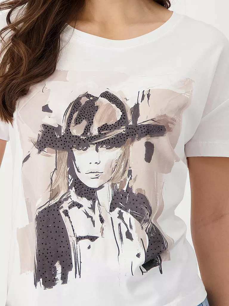 MONARI | T-shirt blouse | Crème