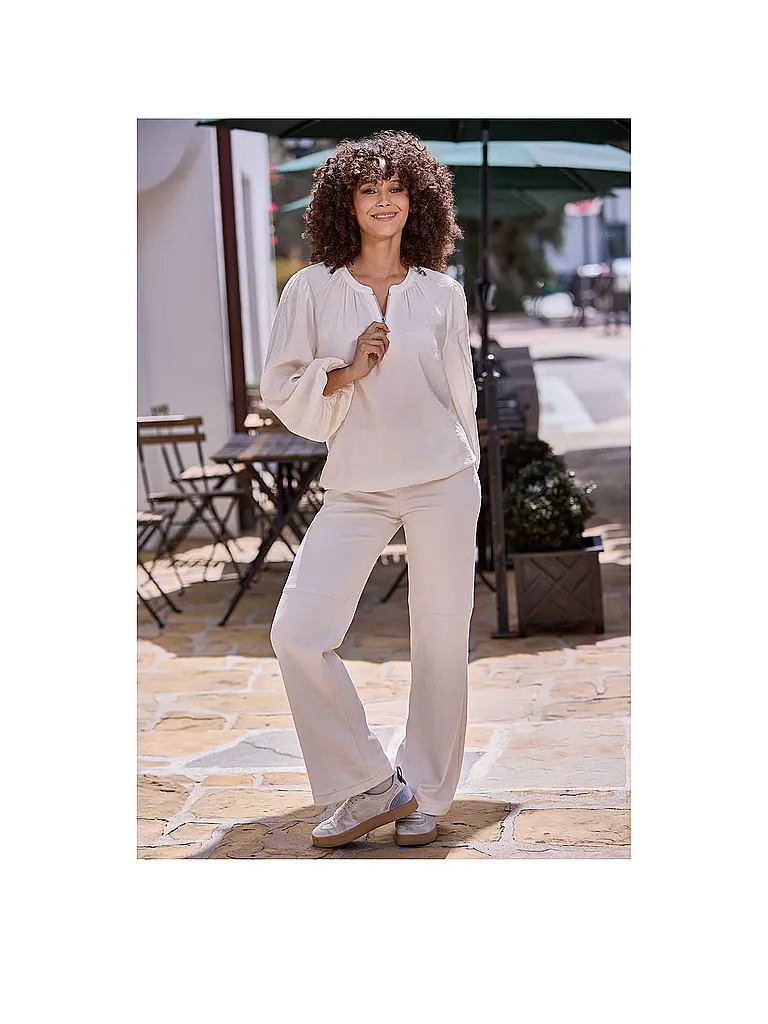 MONARI | T-shirt blouse | Crème