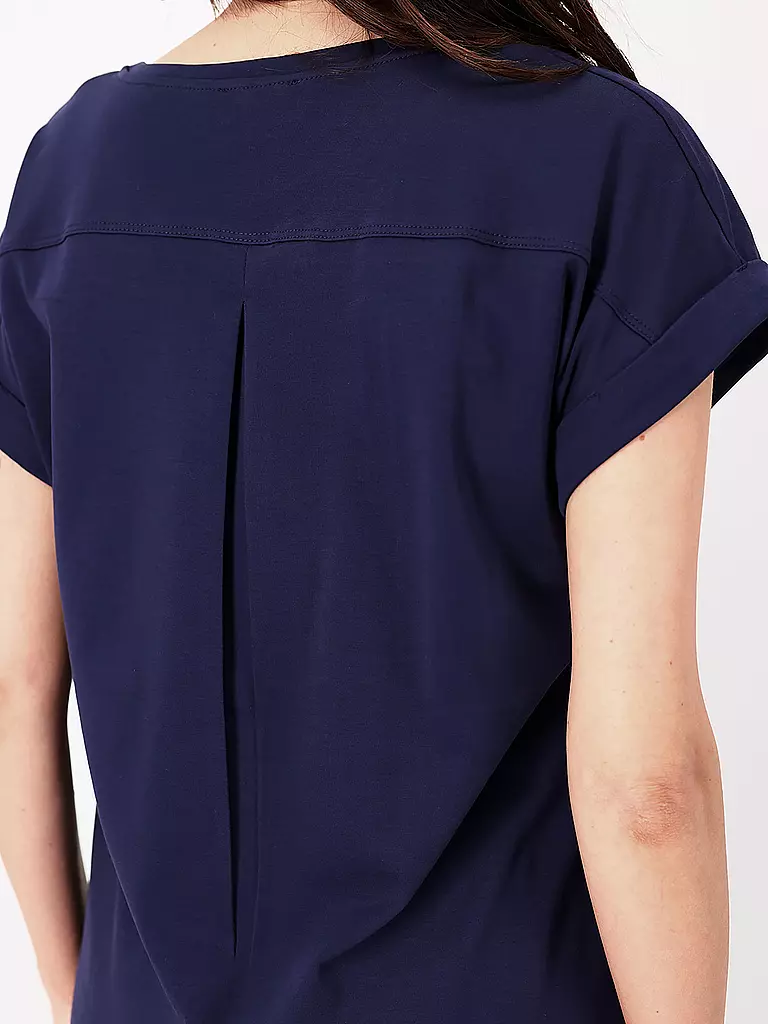 MONARI | T-shirt blouse | Bleu foncé