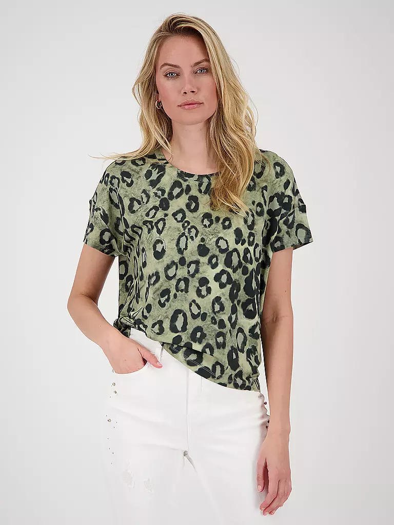MONARI | T-shirt | dunkelgrün
