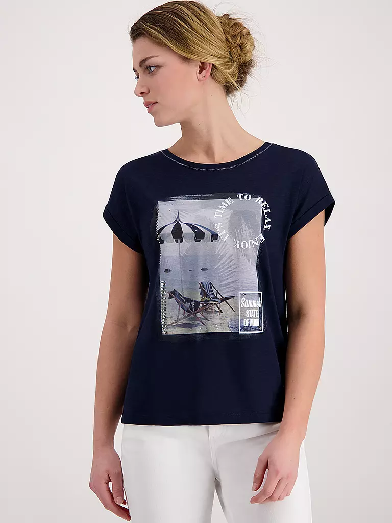 MONARI | T-Shirt | Bleu foncé