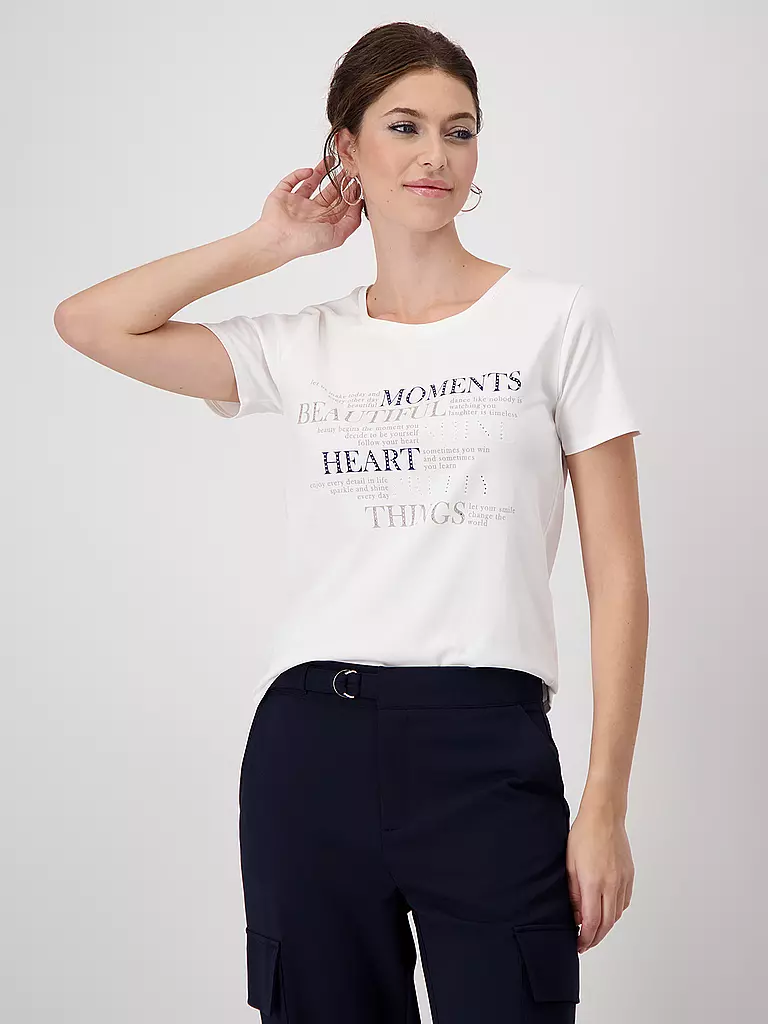 MONARI | T-shirt | Crème