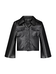MONARI | Veste aspect cuir | Noir