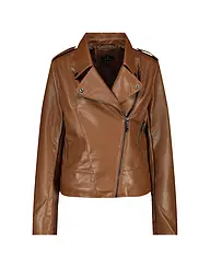 MONARI | Veste aspect cuir | Marron