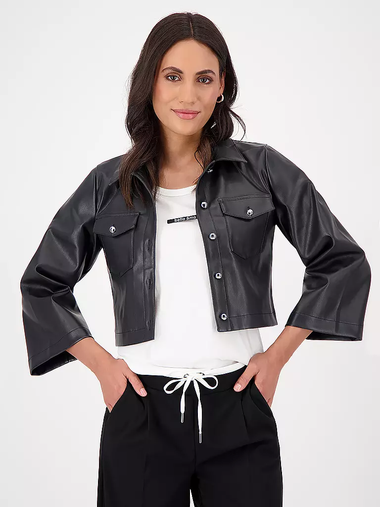 MONARI | Veste aspect cuir | 