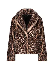 MONARI | Veste aspect fourrure | Marron