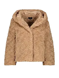 MONARI | Veste aspect fourrure | Marron clair