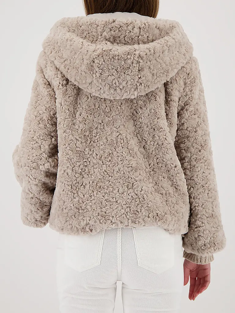MONARI | Veste aspect fourrure | Beige
