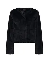 MONARI | Veste en fausse fourrure | Noir