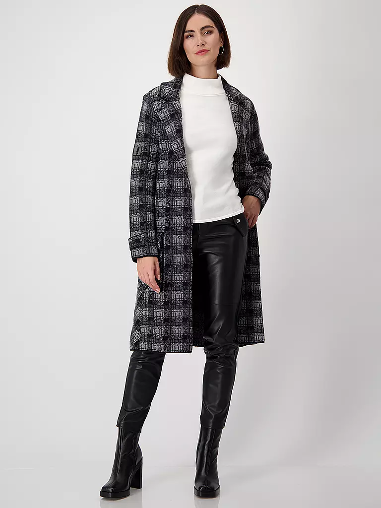 MONARI | Wollmantel | Noir