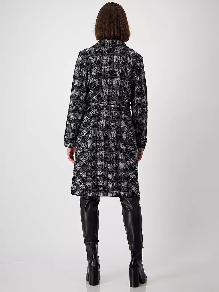 MONARI | Wollmantel | Noir