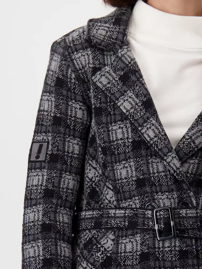 MONARI | Wollmantel | Noir