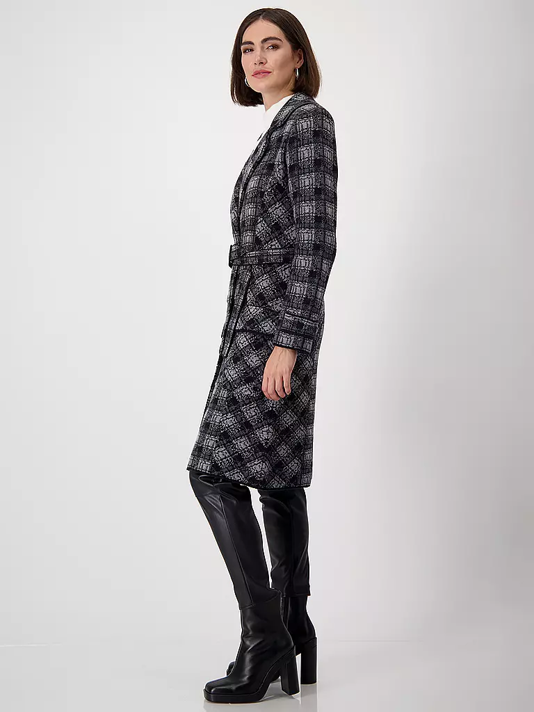 MONARI | Wollmantel | Noir