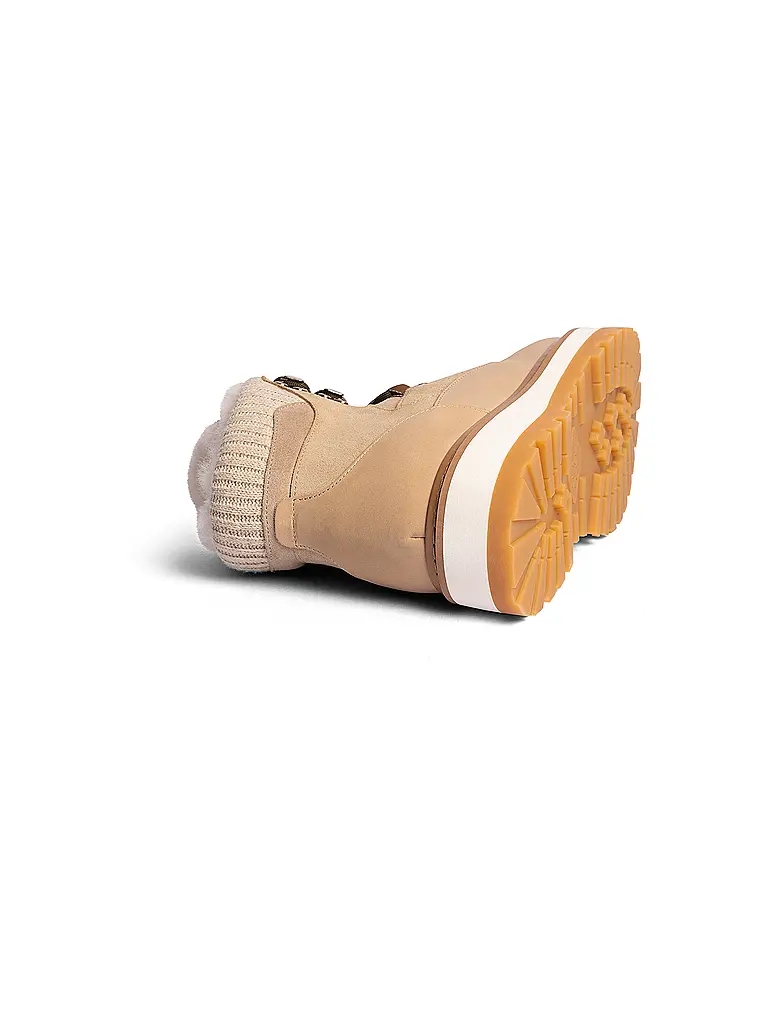 MONO | Boots à lacets TAG CAP | Beige