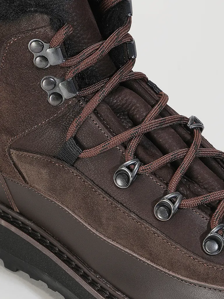 MONO | Bottines à lacets TAG CAP | Marron