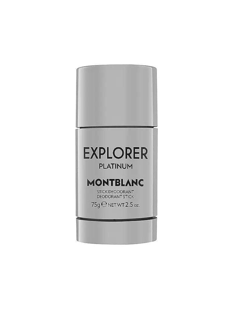 MONT BLANC | Explorer Platinum Déodorant Stick 75g | keine Farbe