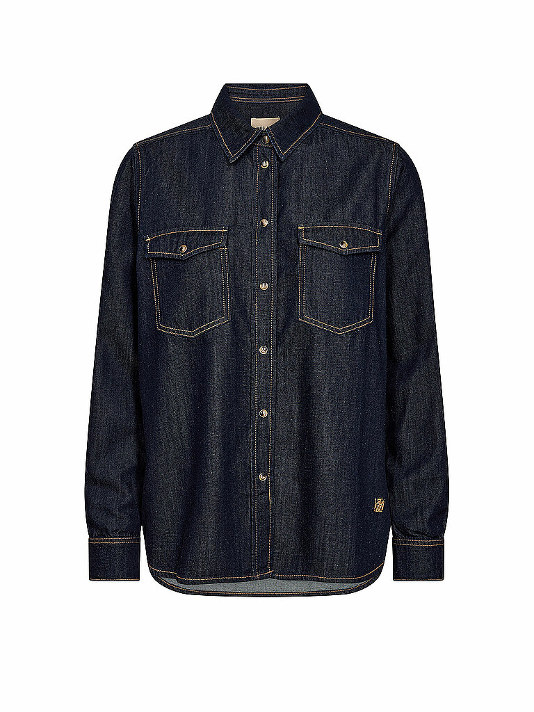 Blouse en jean MMNATALIE bleu marine M