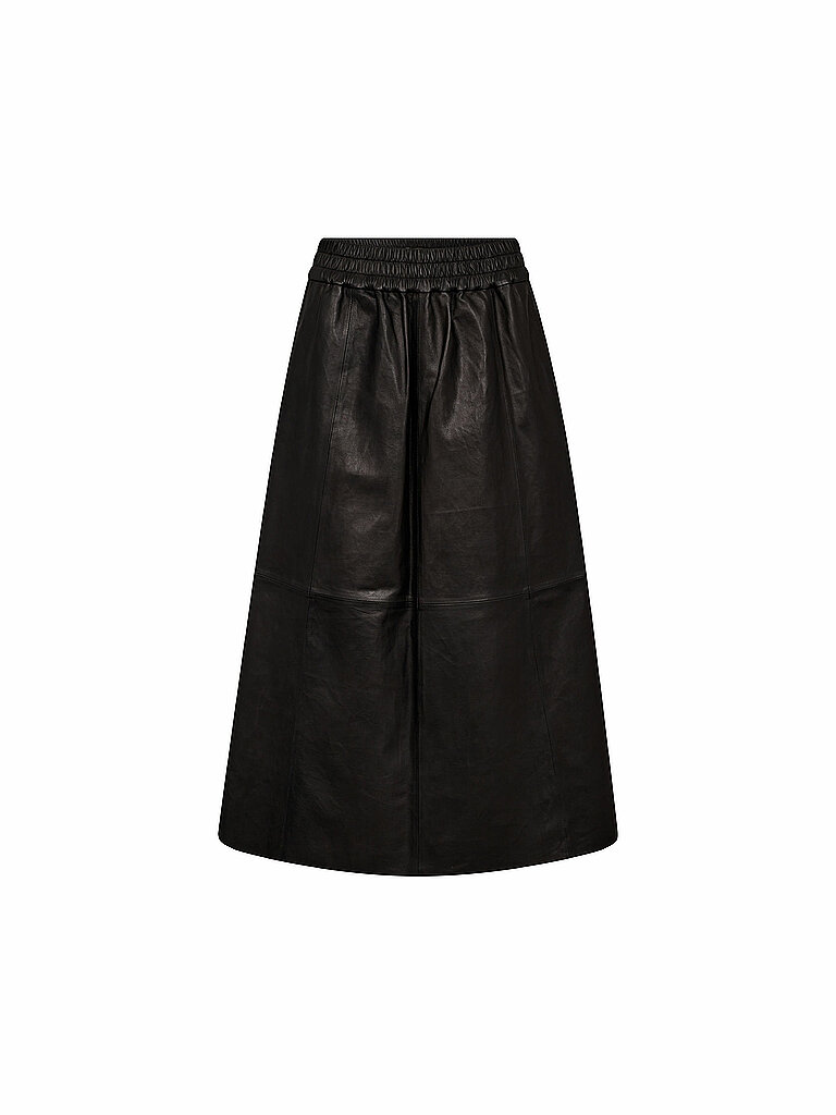 Jupe en cuir MMDEENA noir 42
