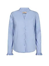 MOS MOSH | Bluse MMHASSIEPLEAT | Bleu clair