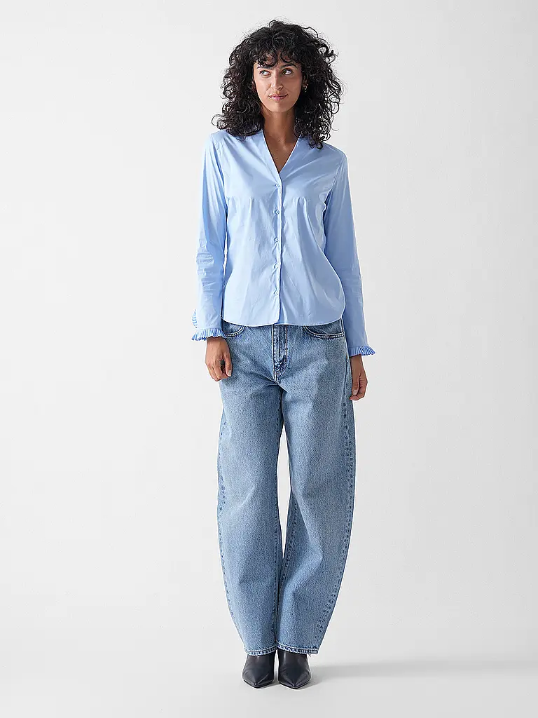 MOS MOSH | Blouse MMHASSIEPLEAT | hellblau