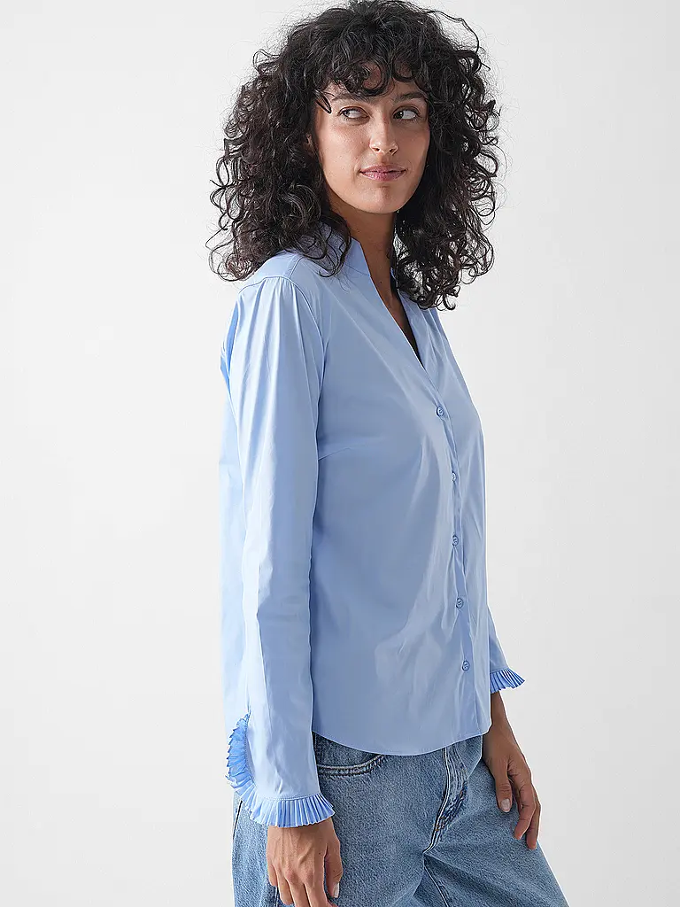 MOS MOSH | Blouse MMHASSIEPLEAT | hellblau