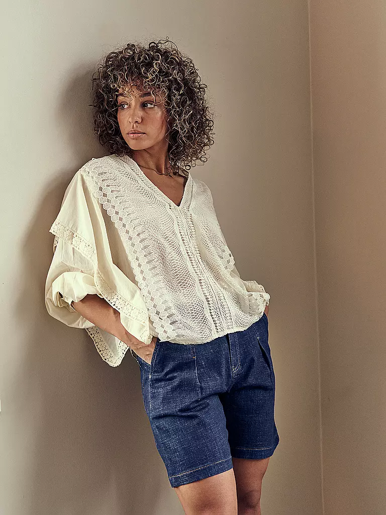 MOS MOSH | Bluse MMFINALACEBLOUSE | Crème