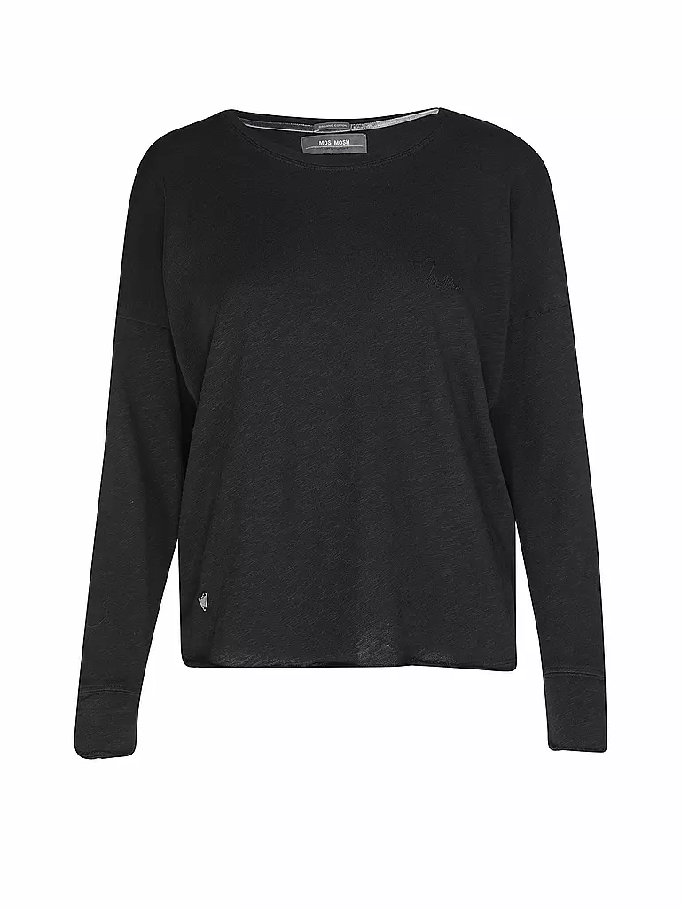 MOS MOSH | Langarmshirt MMGOLY O-LS  | Noir