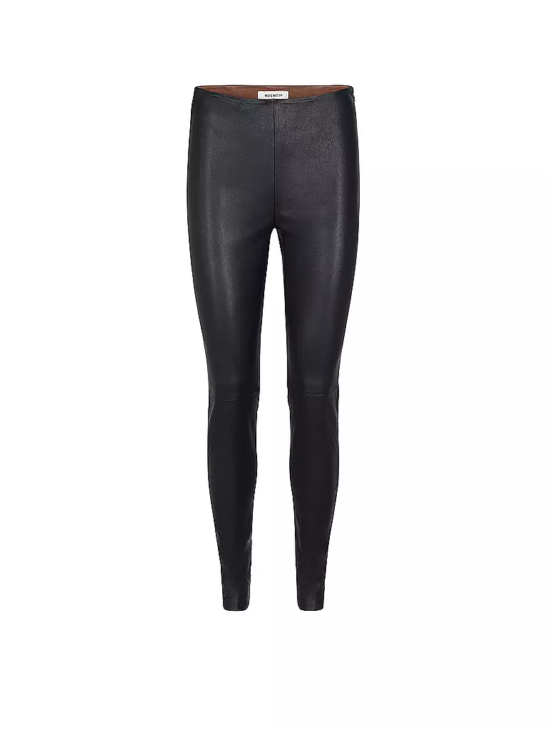 MOS MOSH | Lederleggings MMLUCILLE | Noir