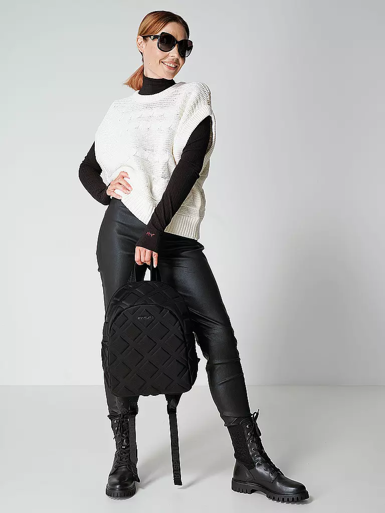 MOS MOSH | Lederleggings MMLUCILLE | Noir