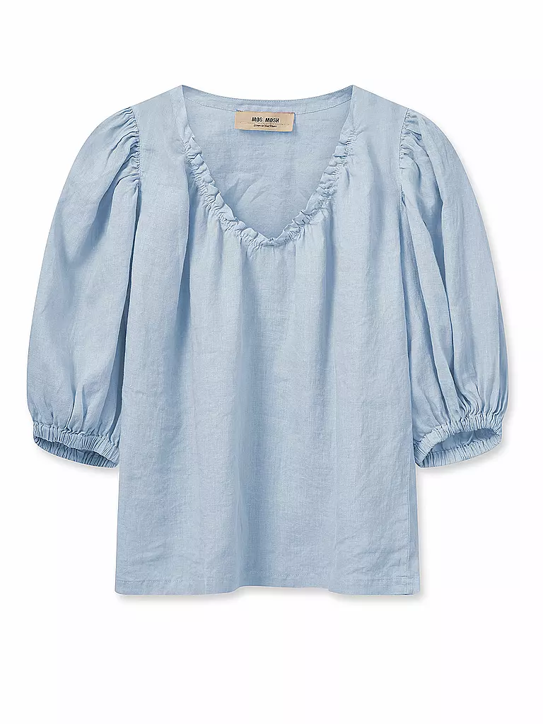 MOS MOSH | Leinenbluse MMTAISSA | Bleu clair