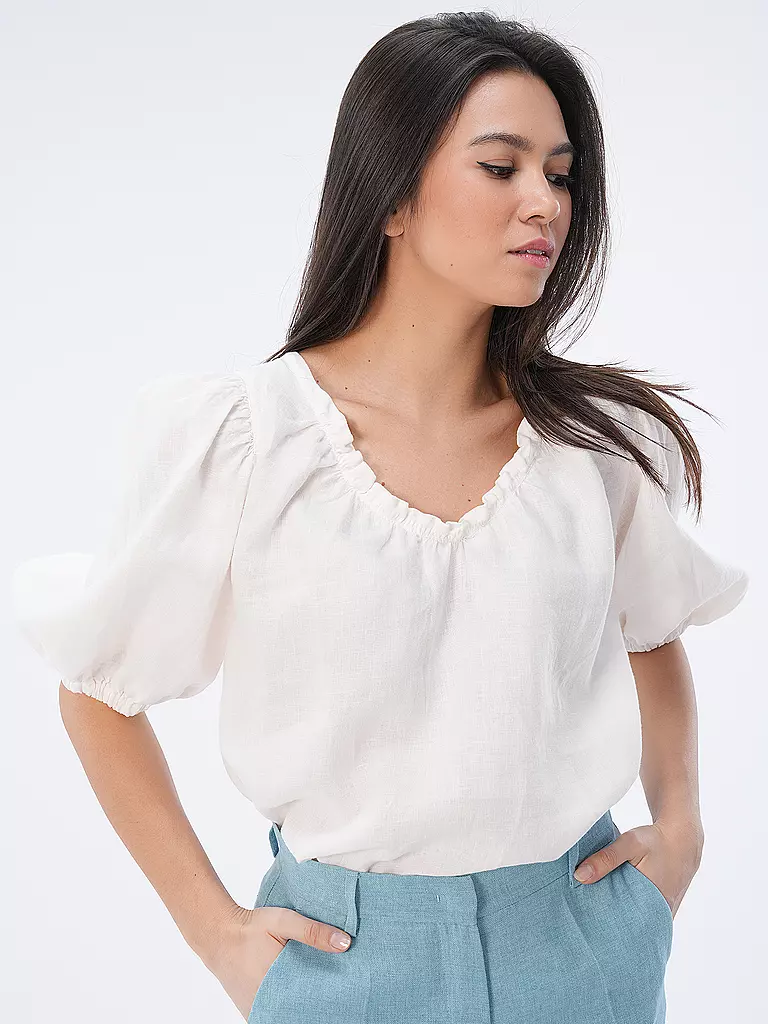 MOS MOSH | Leinenbluse MMTAISSA | Crème