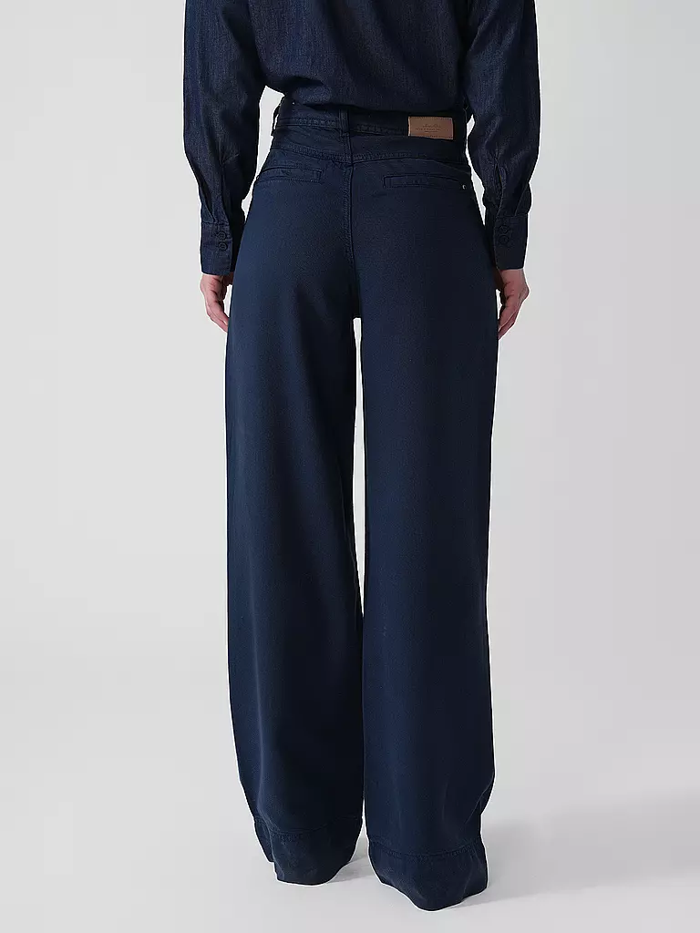 MOS MOSH | Marlenehose MMSOEY | Bleu foncé