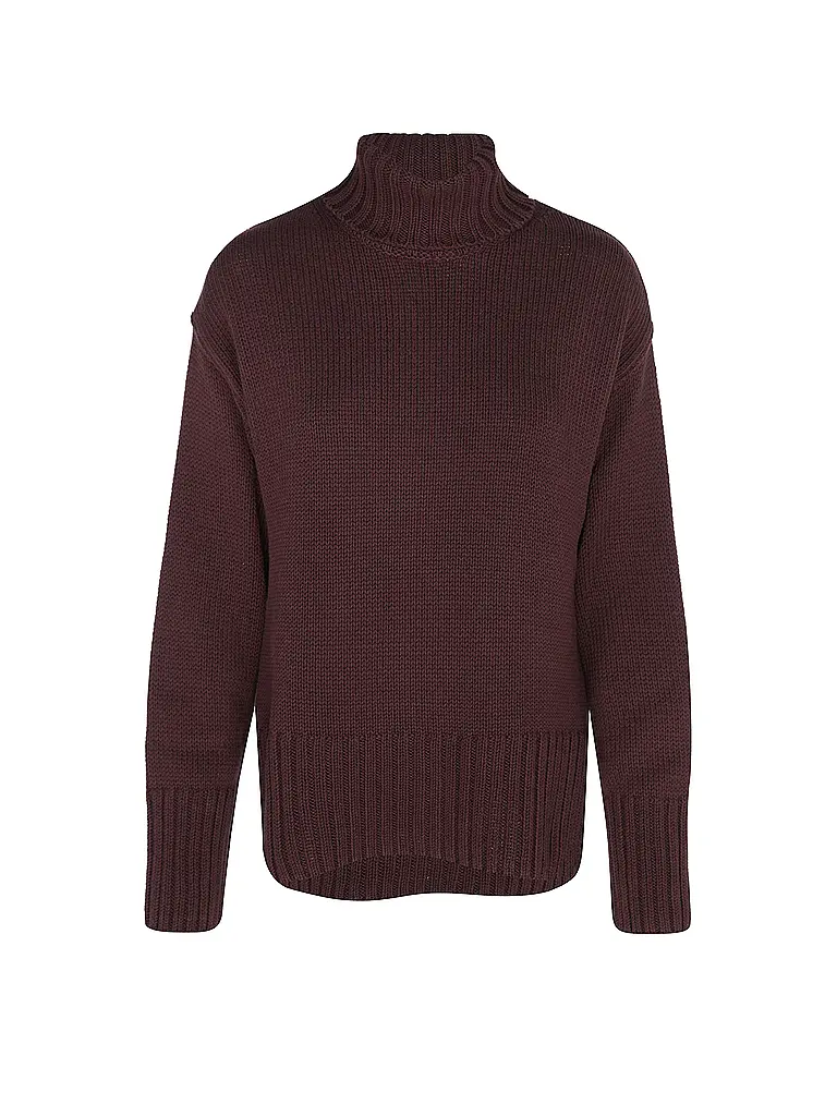 MOS MOSH | Pull à col roulé | Rouge foncé