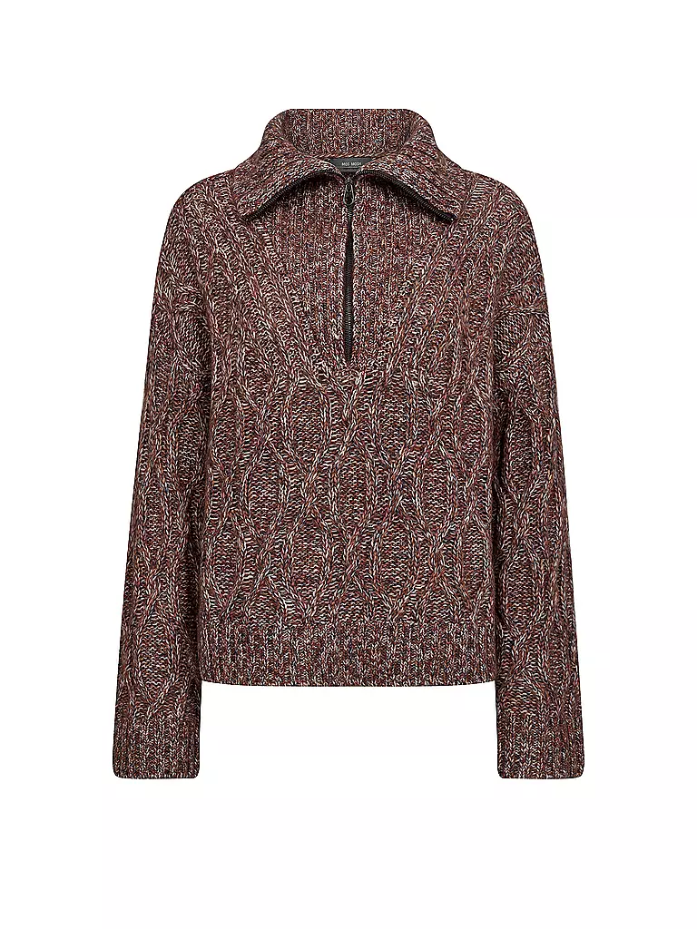 MOS MOSH | Pull Troyer MMKELSEY | Rouge foncé
