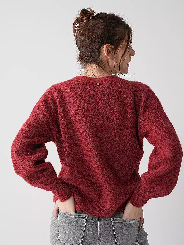 MOS MOSH | Strickjacke MMTHORAV | rot