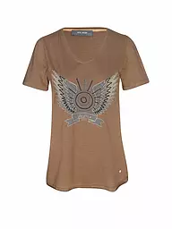 MOS MOSH | T-Shirt MMGETHIO-SSTEE | Marron clair