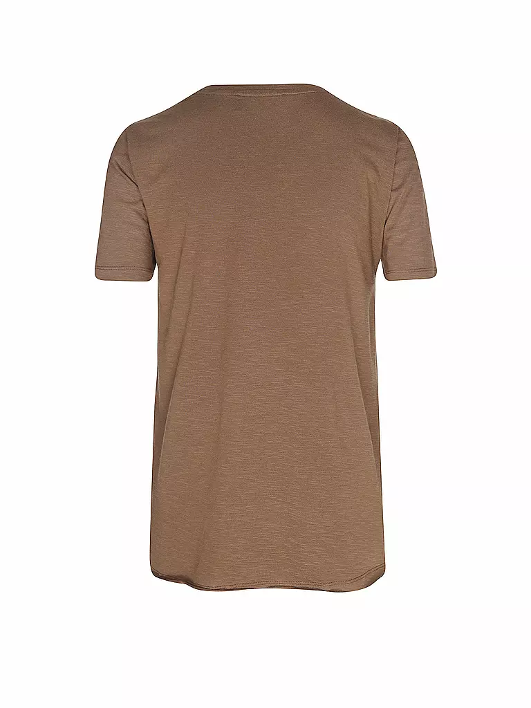 MOS MOSH | T-Shirt MMGETHIO-SSTEE | Marron clair