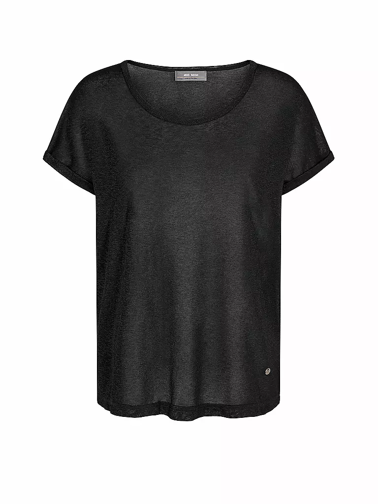 MOS MOSH | T-shirt MMKAY | schwarz