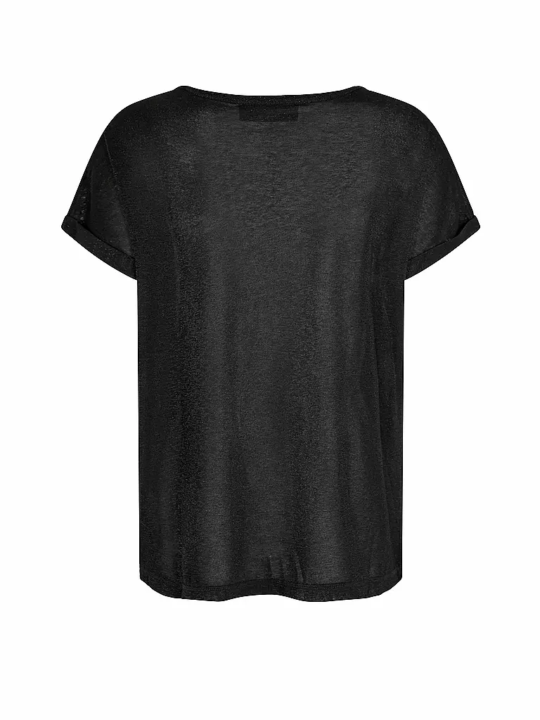 MOS MOSH | T-shirt MMKAY | schwarz