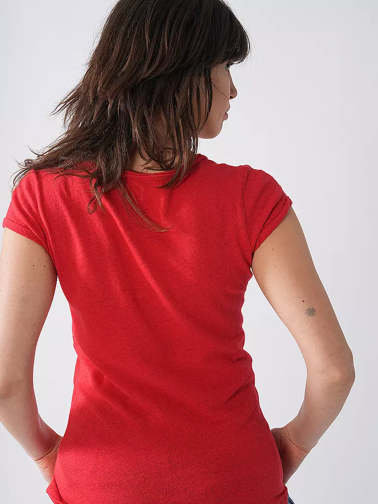 MOS MOSH | T-Shirt MMTORY | rot